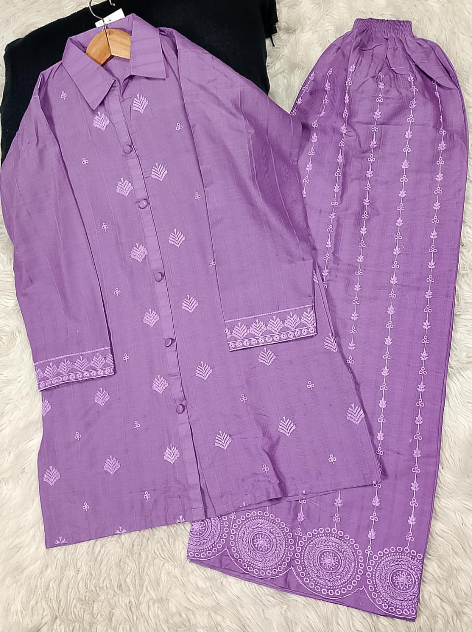 2 PIECE - EMBROIDERED LAWN SUIT