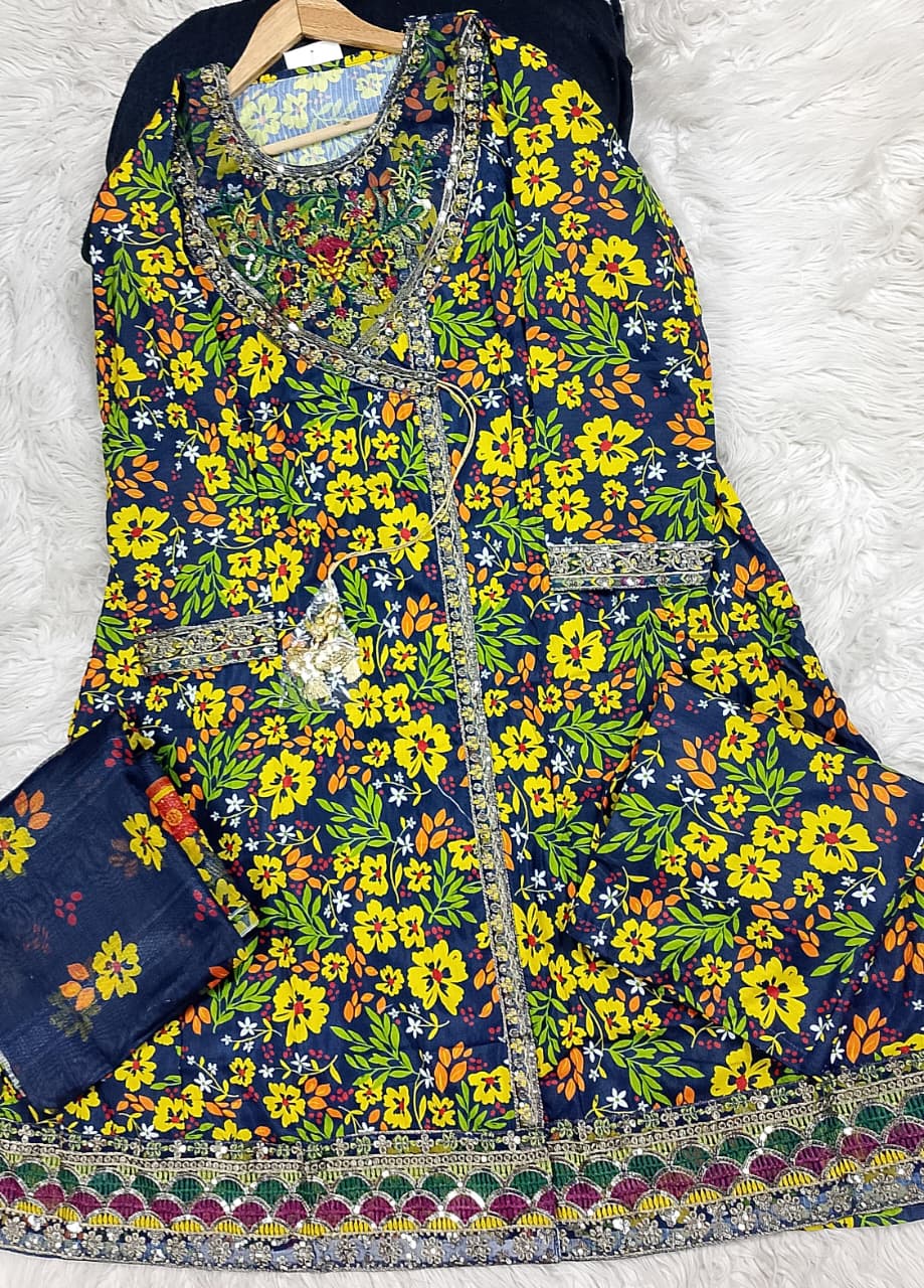 3 PIECE - EMBROIDERED LAWN SUIT
