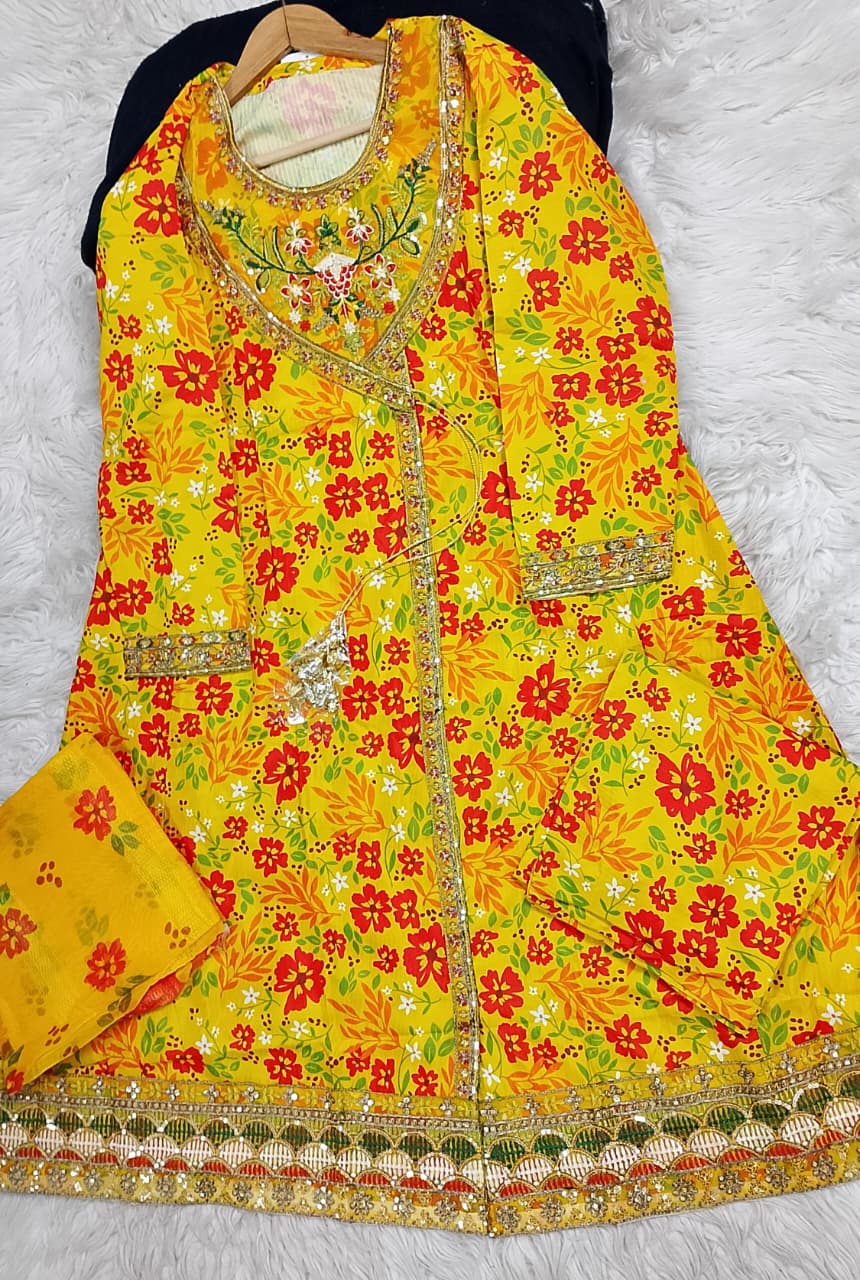 3 PIECE - EMBROIDERED LAWN SUIT