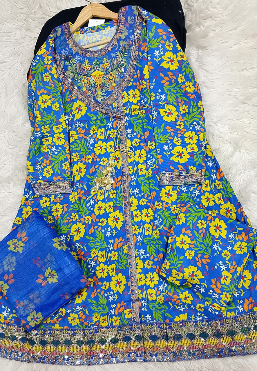 3 PIECE - EMBROIDERED LAWN SUIT