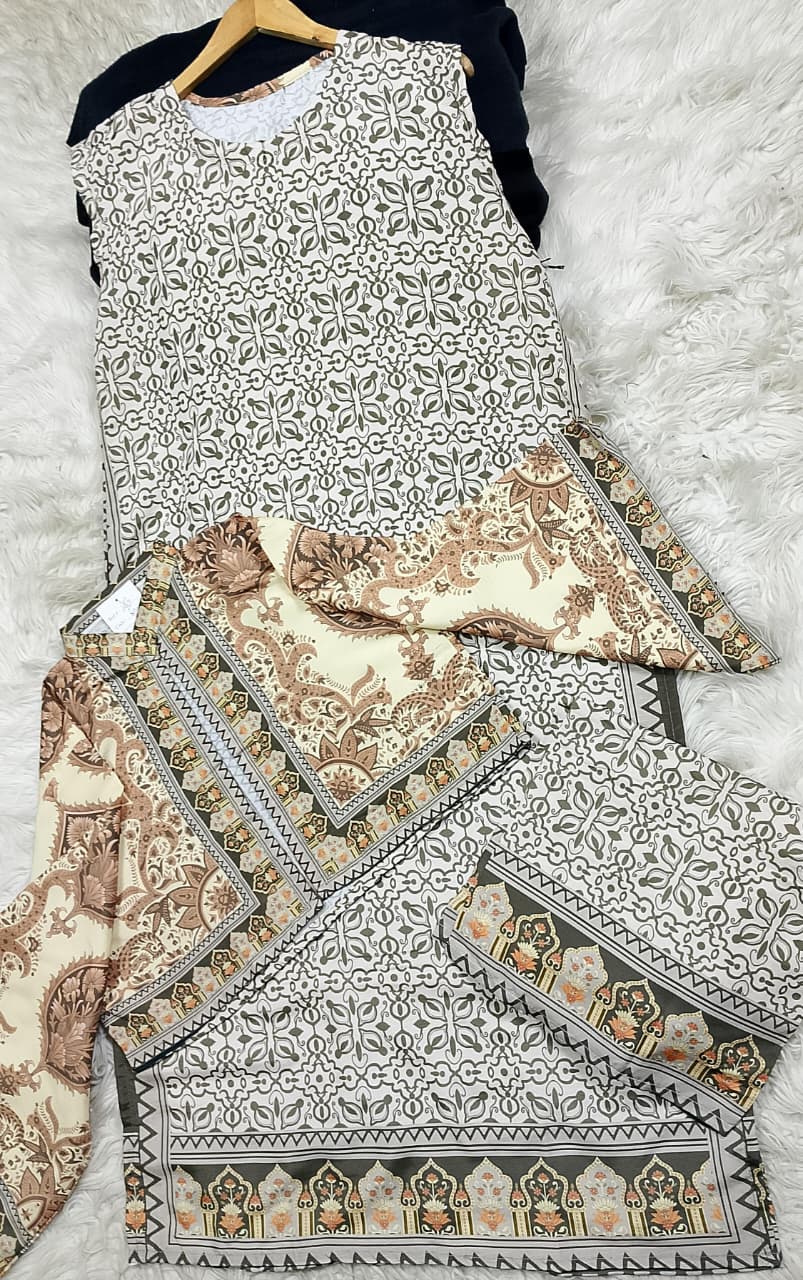 3 PIECE - EMBROIDERED LAWN SUIT