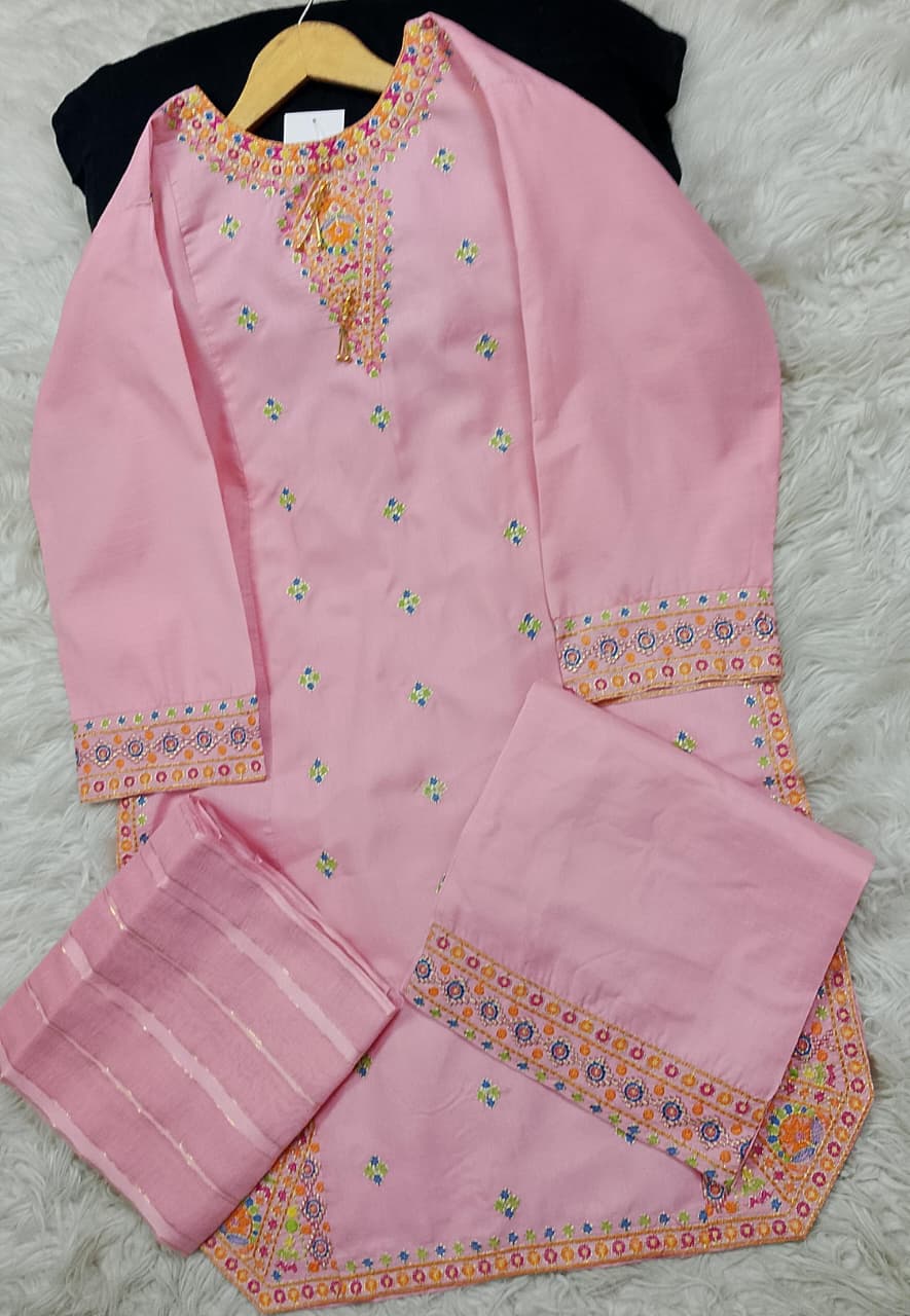 3 PIECE - EMBROIDERED LAWN SUIT