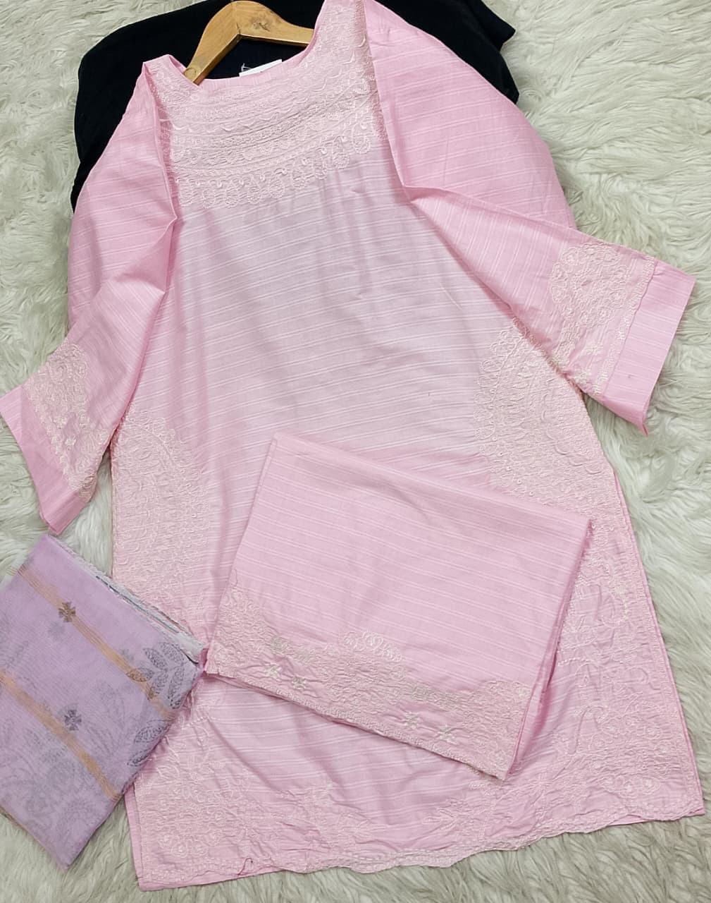 3 PIECE - EMBROIDERED LAWN SUIT