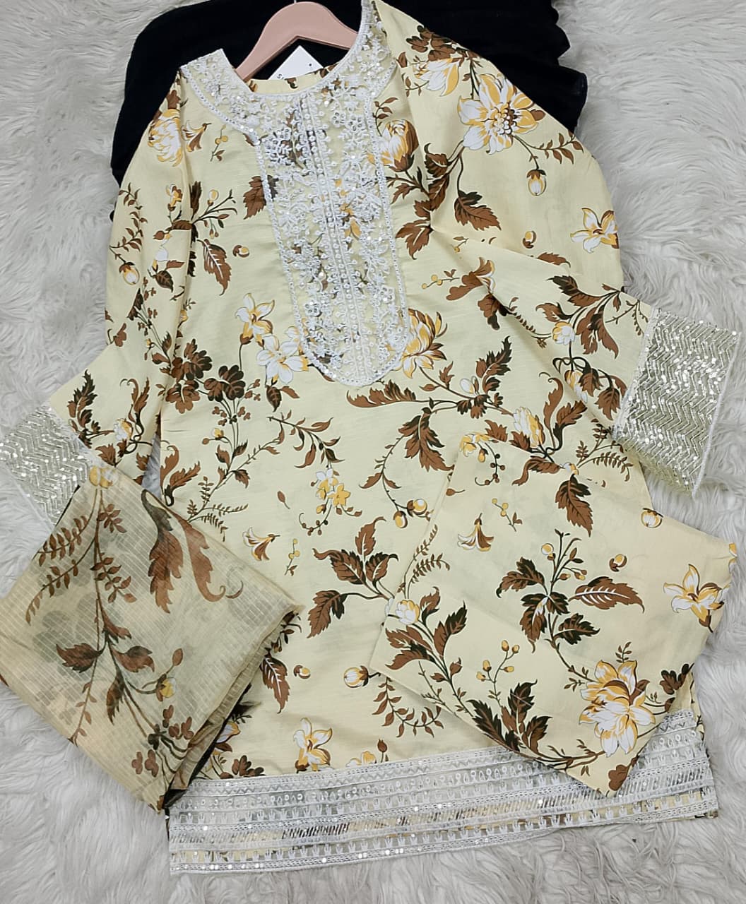 3 PIECE - EMBROIDERED LAWN SUIT