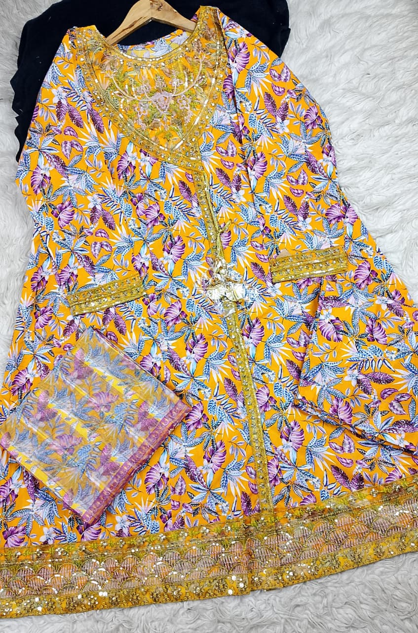 3 PIECE - EMBROIDERED LAWN SUIT