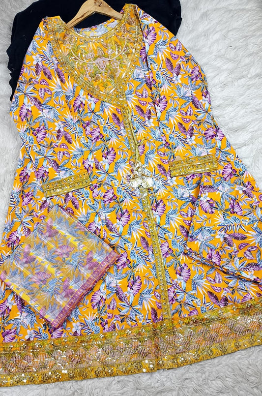 3 PIECE - EMBROIDERED LAWN SUIT