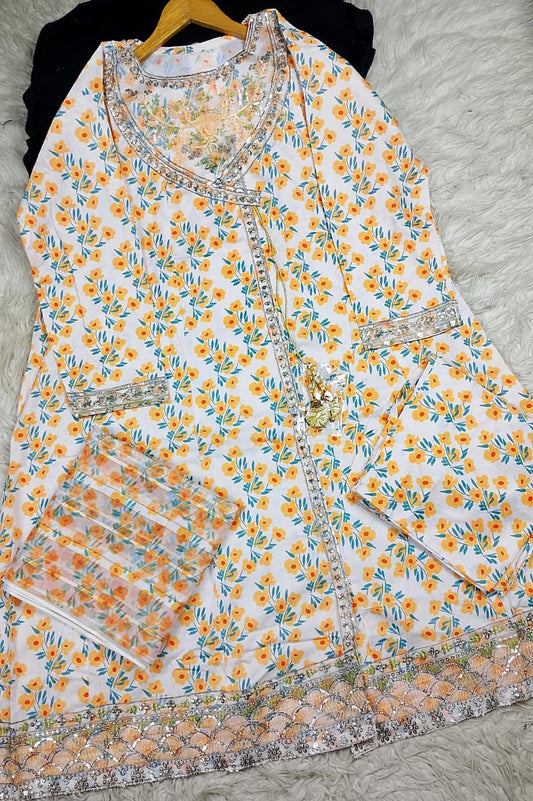 3 PIECE - EMBROIDERED LAWN SUIT