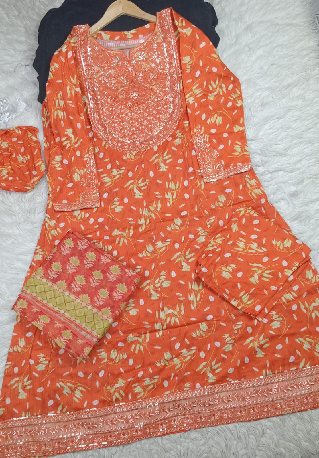 3 PIECE - EMBROIDERED LAWN SUIT