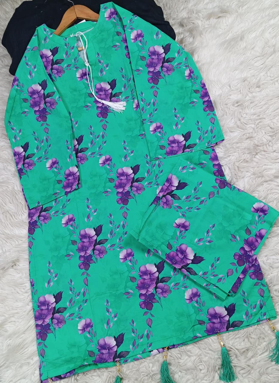 3 PIECE - EMBROIDERED LAWN SUIT