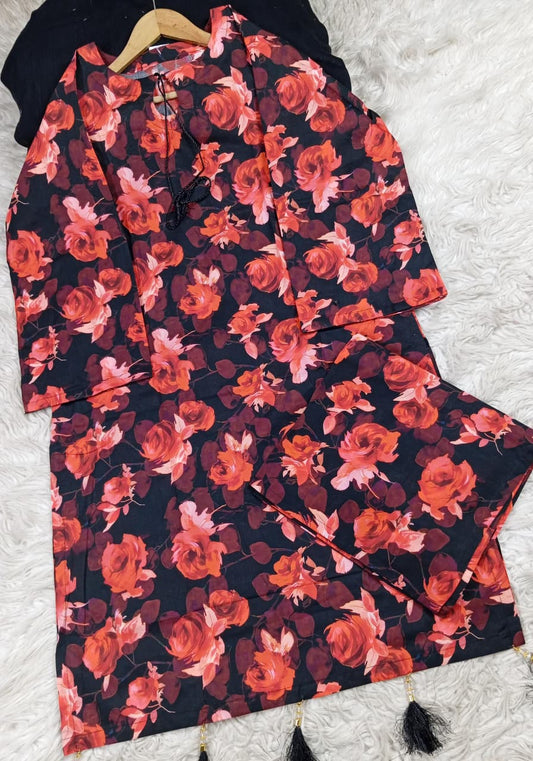 3 PIECE - EMBROIDERED LAWN SUIT