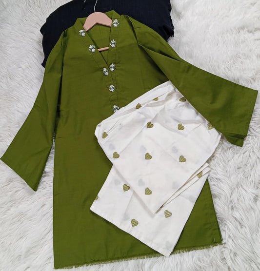 3 PIECE - EMBROIDERED LAWN SUIT