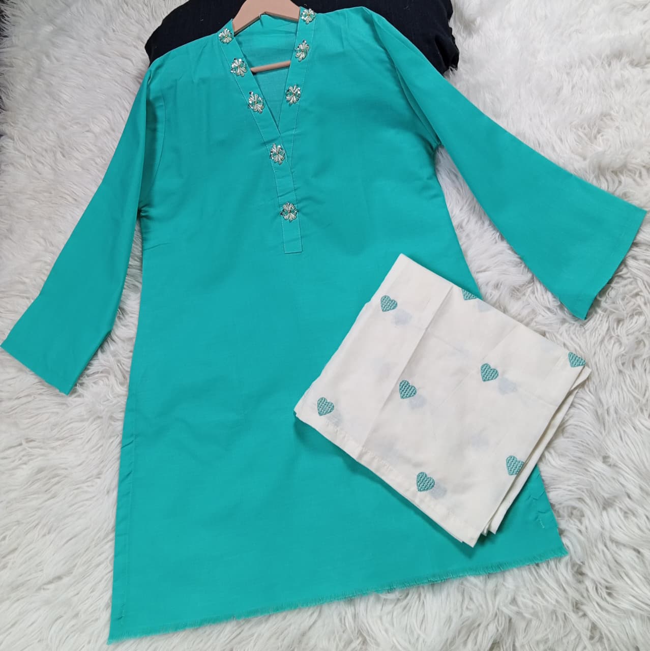 3 PIECE - EMBROIDERED LAWN SUIT