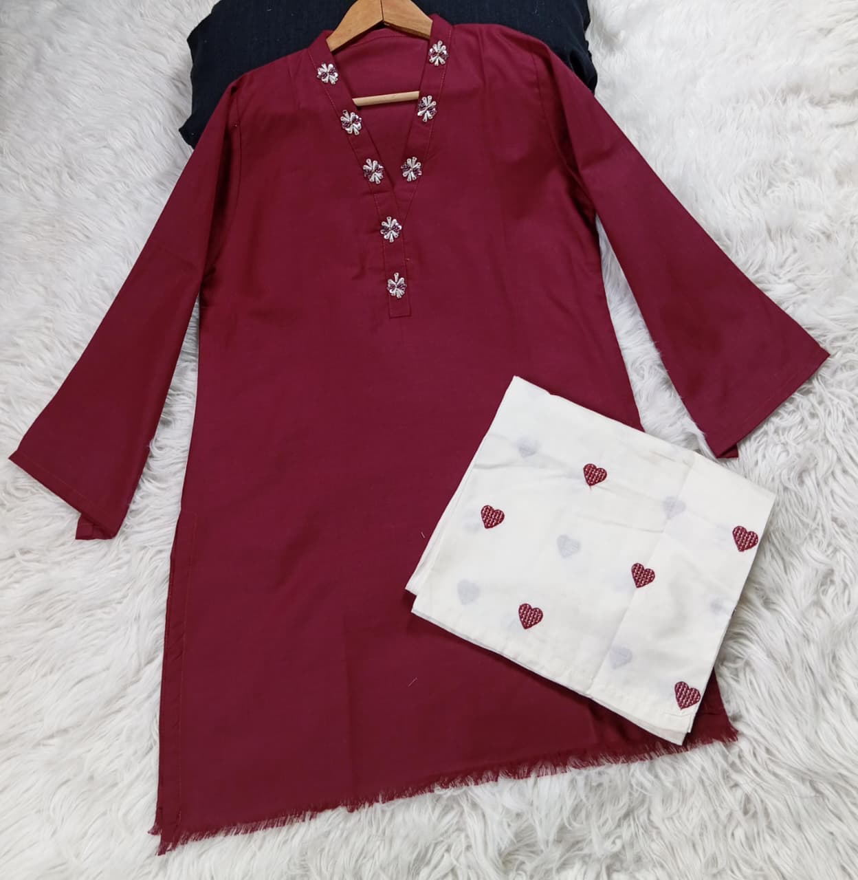 3 PIECE - EMBROIDERED LAWN SUIT