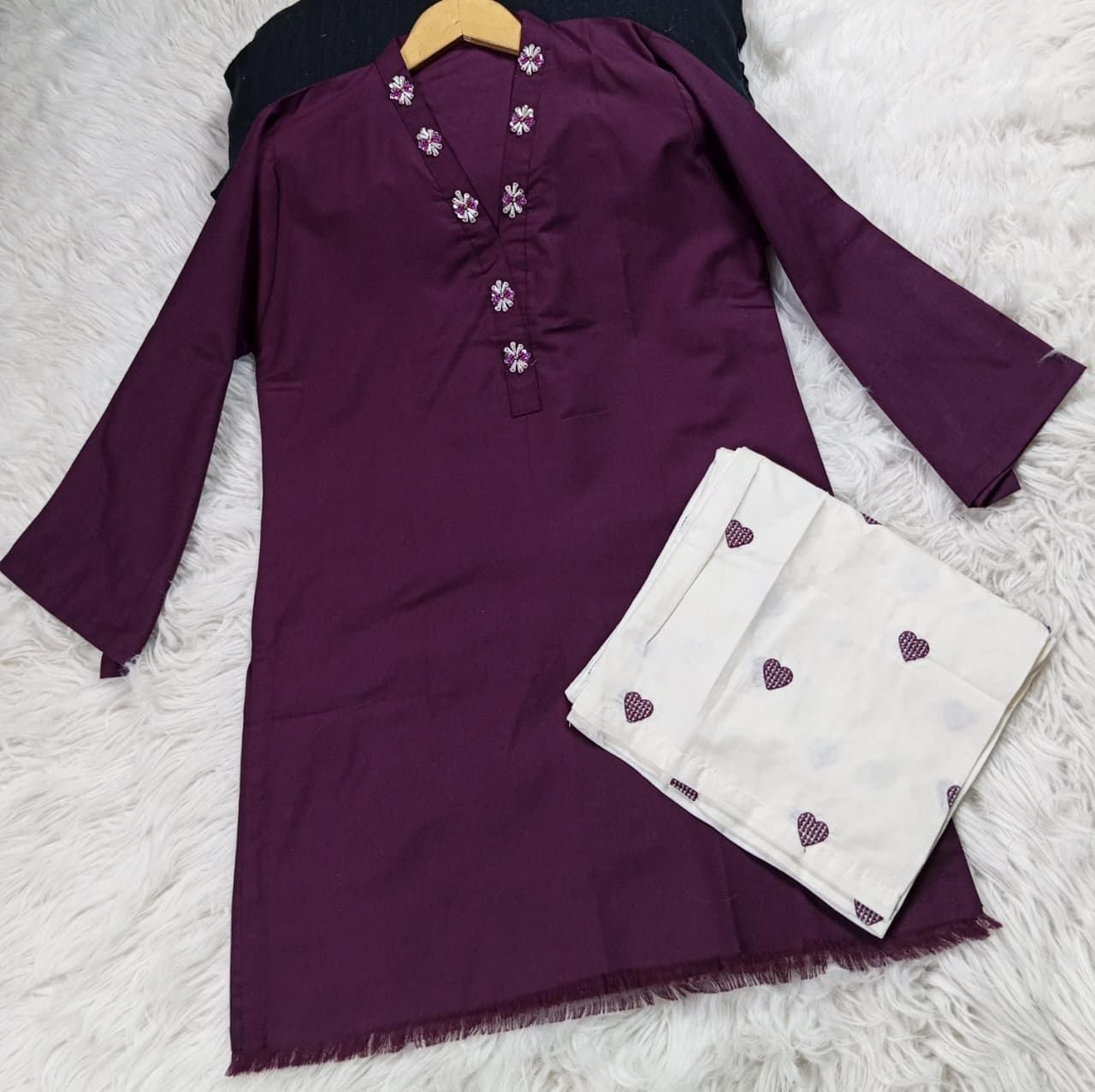 3 PIECE - EMBROIDERED LAWN SUIT