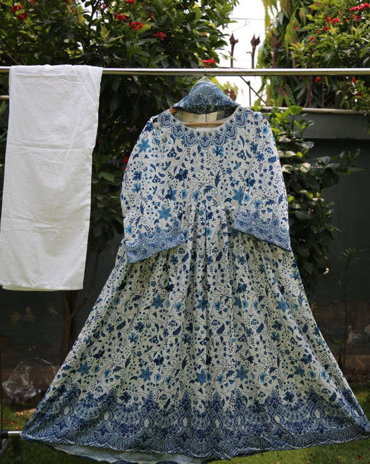 3 PIECE - EMBROIDERED LAWN SUIT