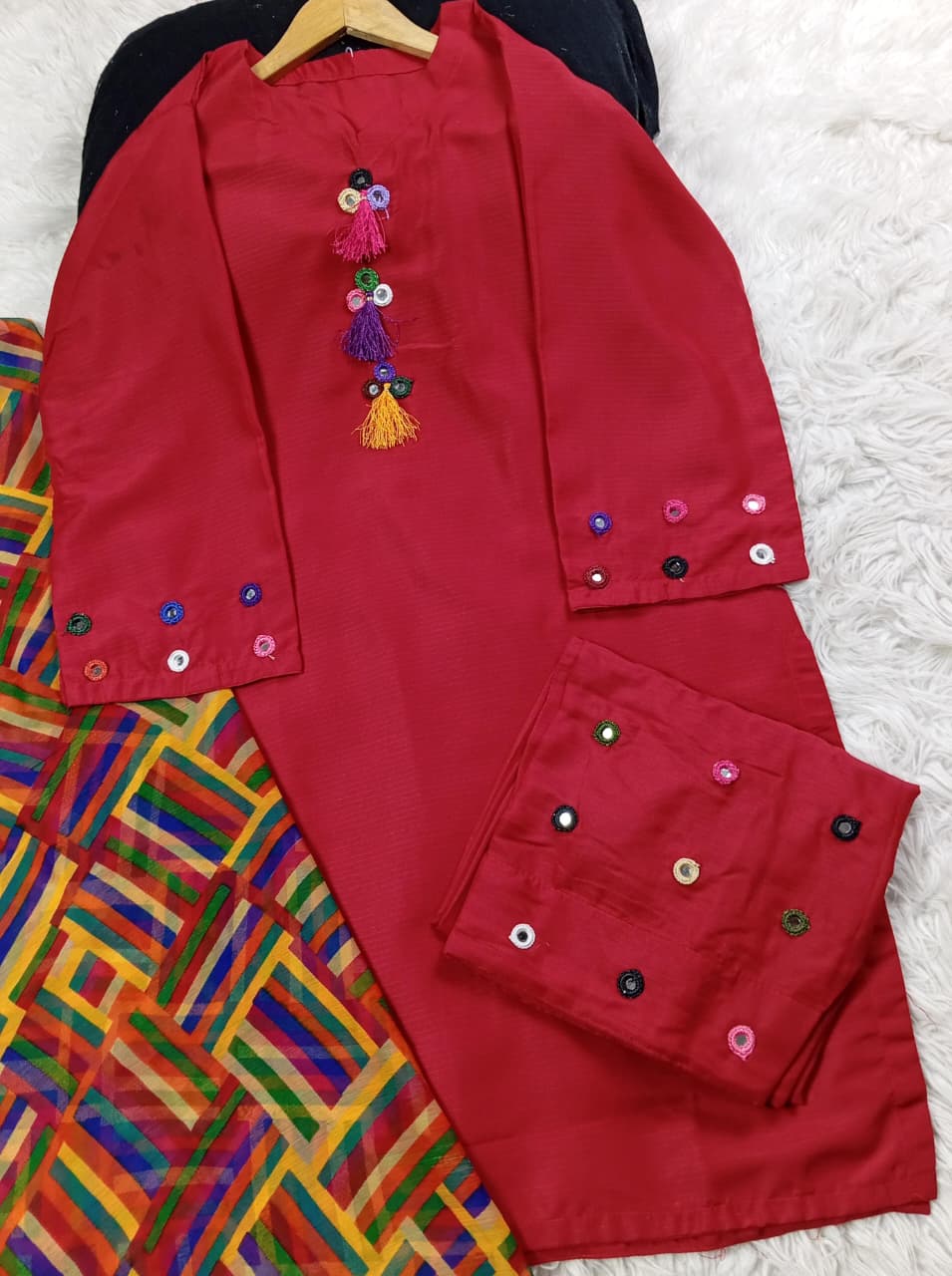 3 PIECE - EMBROIDERED LAWN SUIT