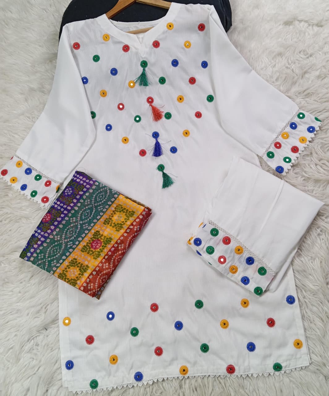 3 PIECE - EMBROIDERED LAWN SUIT