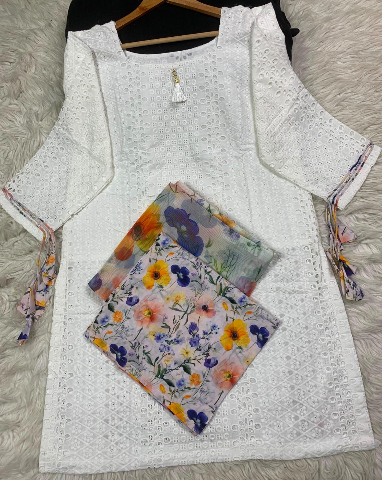 3 PIECE - EMBROIDERED LAWN SUIT