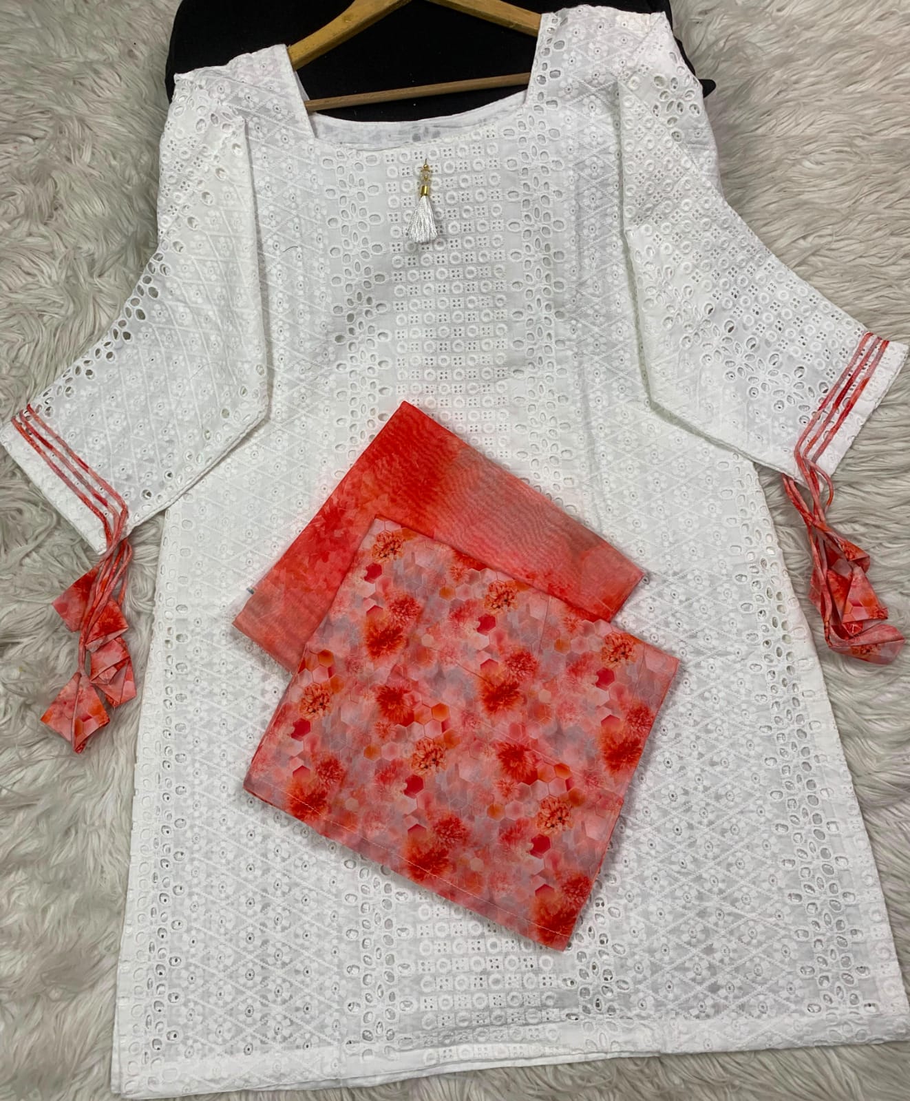 3 PIECE - EMBROIDERED LAWN SUIT