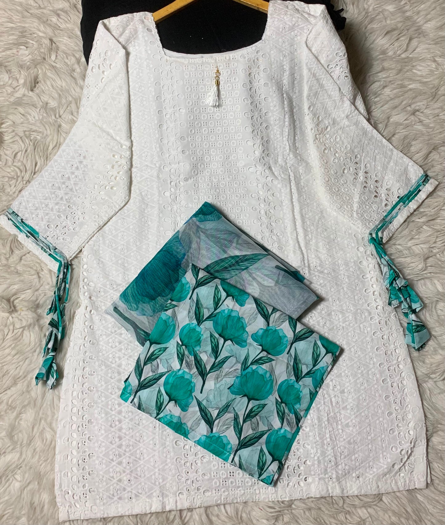 3 PIECE - EMBROIDERED LAWN SUIT