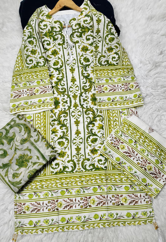 3 PIECE - EMBROIDERED LAWN SUIT