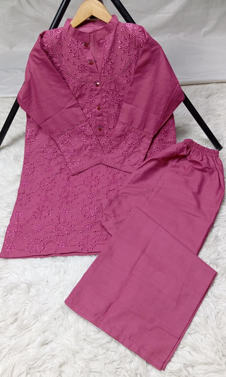 3 PIECE - EMBROIDERED LAWN SUIT