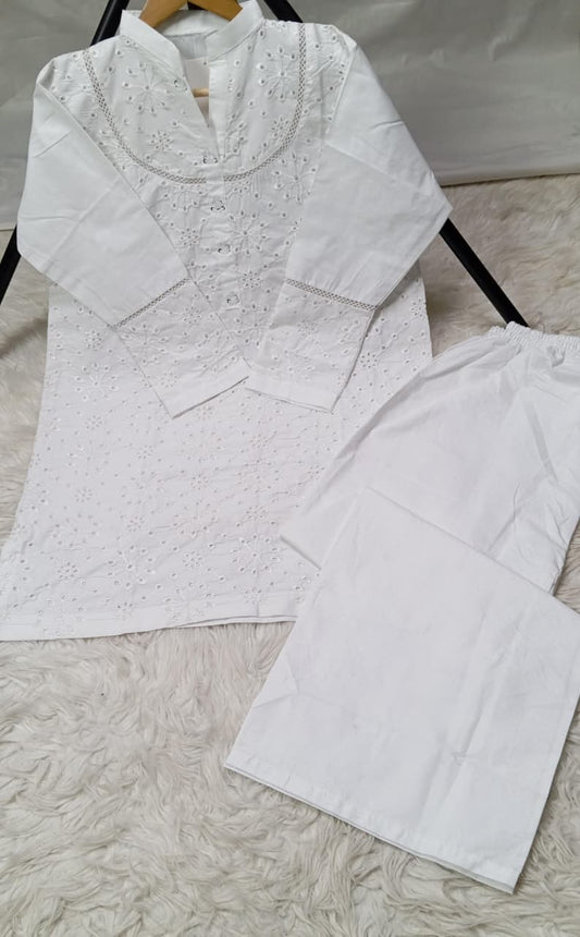 3 PIECE - EMBROIDERED LAWN SUIT