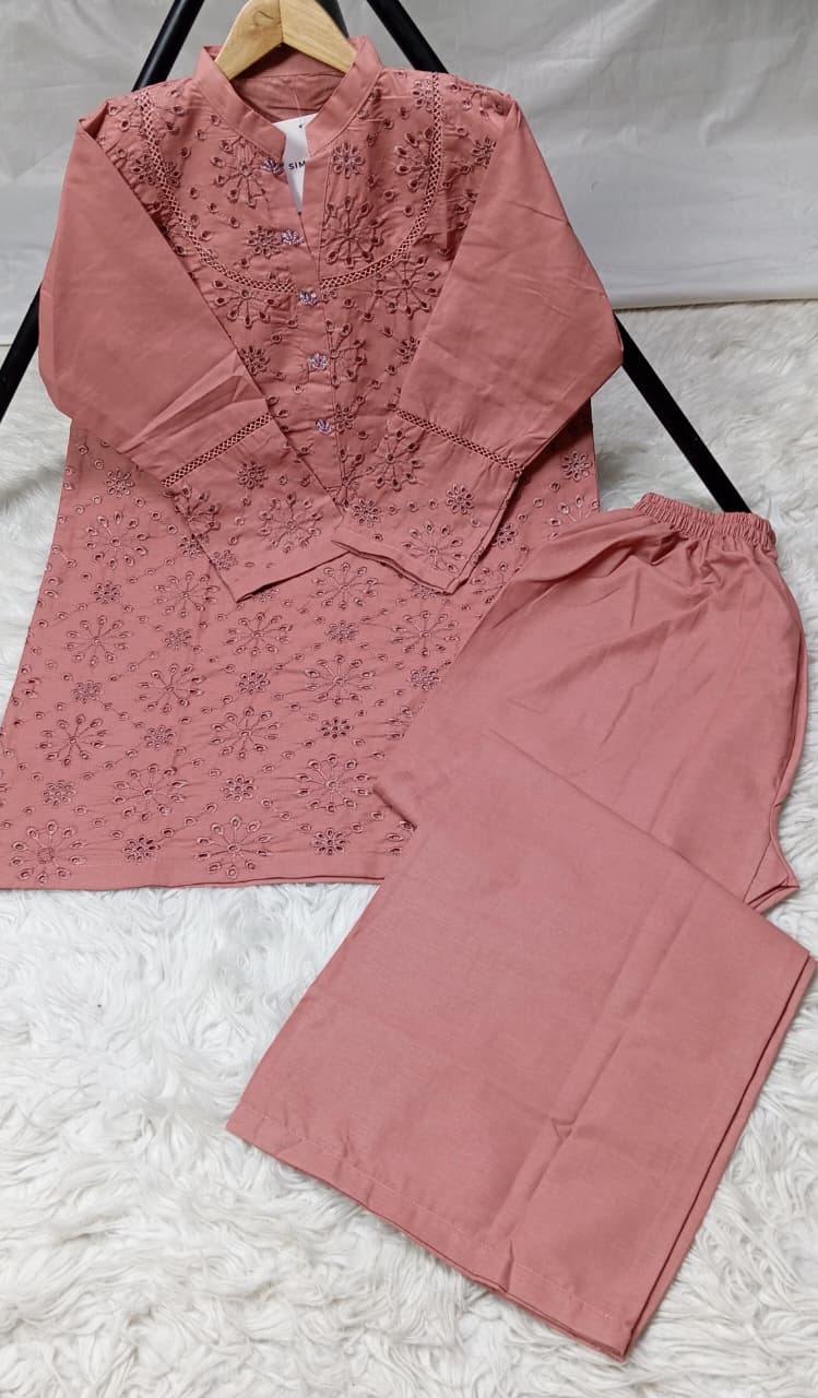 3 PIECE - EMBROIDERED LAWN SUIT