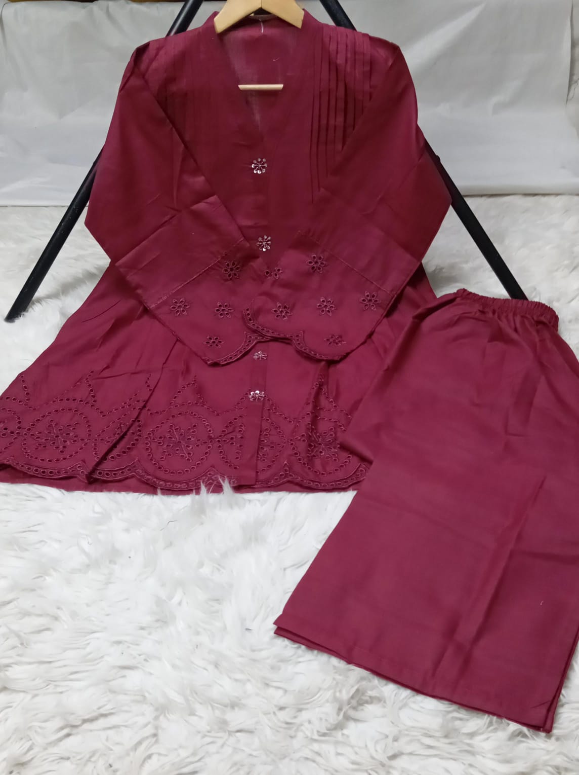 3 PIECE - EMBROIDERED LAWN SUIT