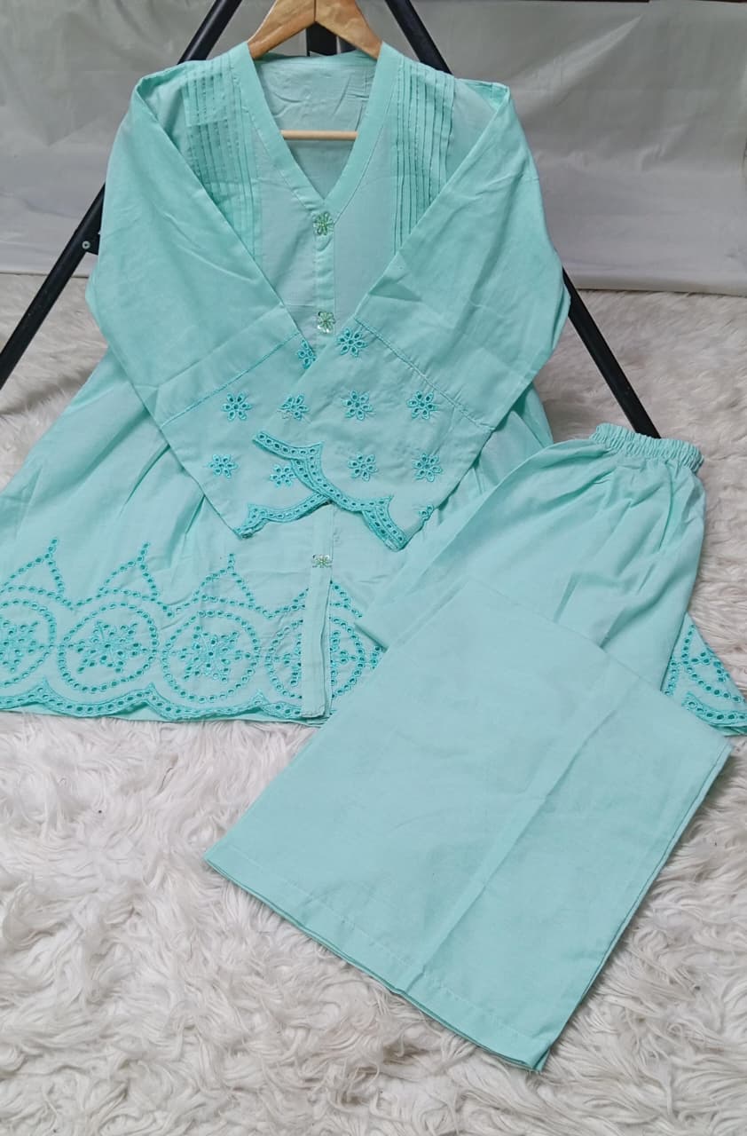 3 PIECE - EMBROIDERED LAWN SUIT