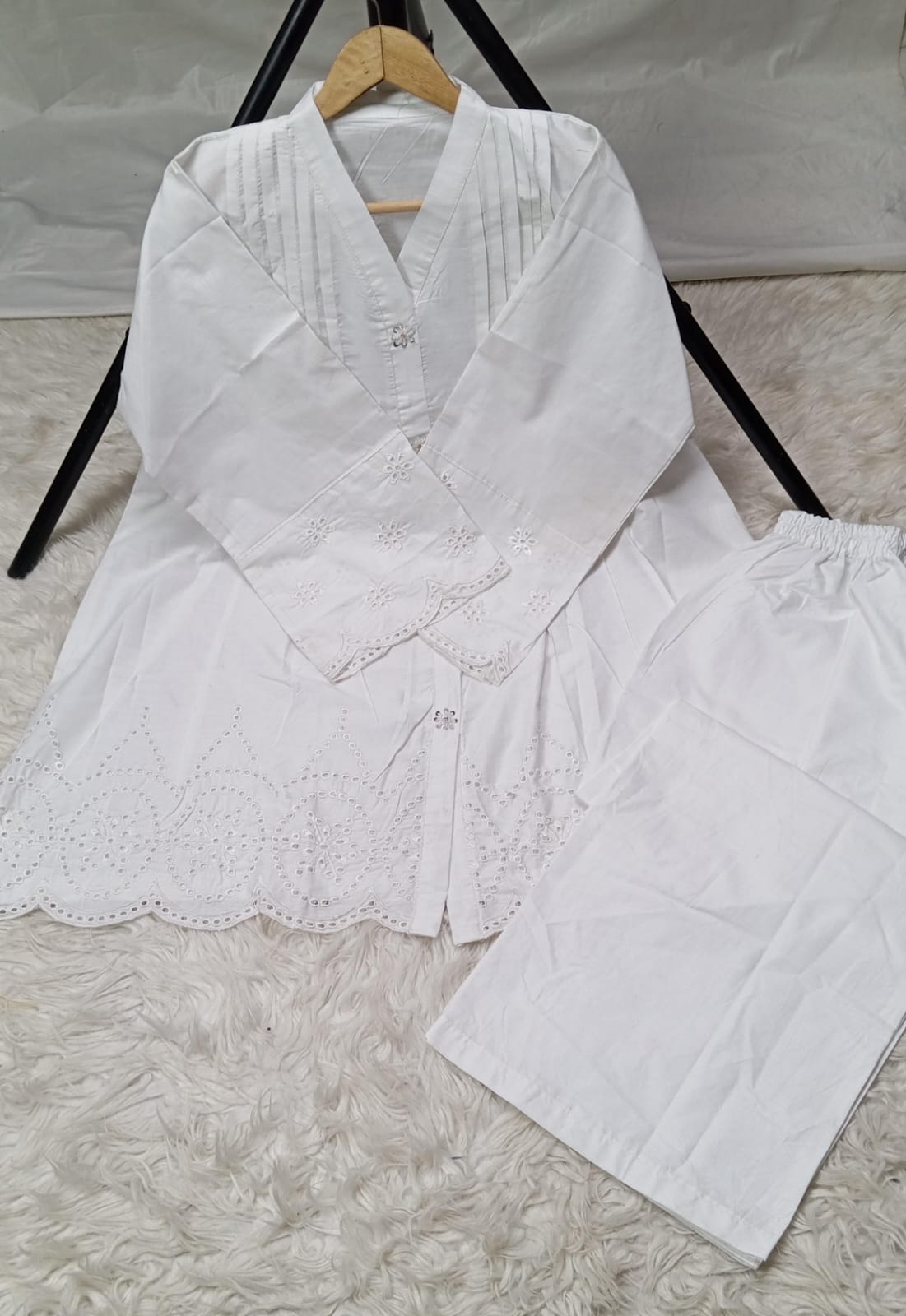 3 PIECE - EMBROIDERED LAWN SUIT