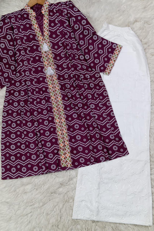 3 PIECE - EMBROIDERED LAWN SUIT