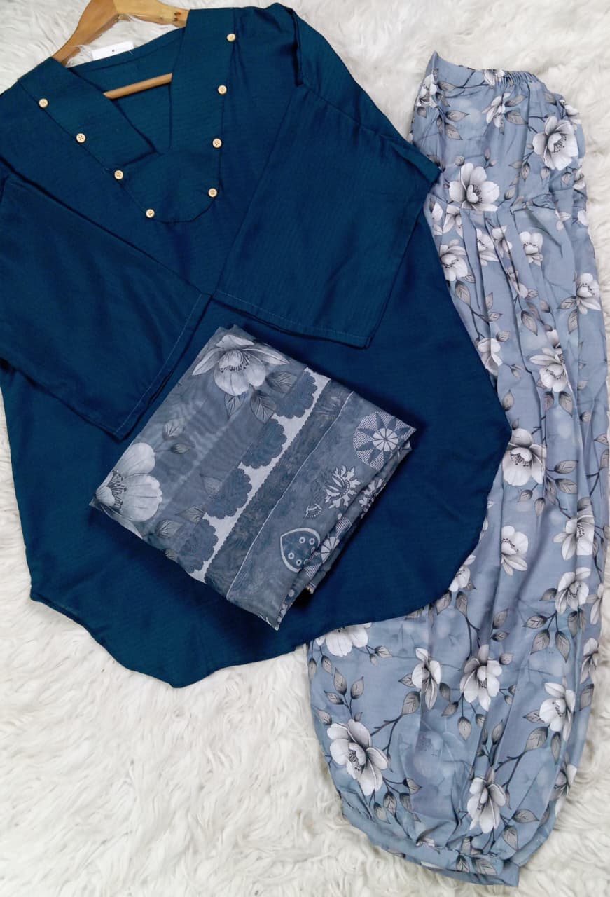 3 PIECE - EMBROIDERED LAWN SUIT