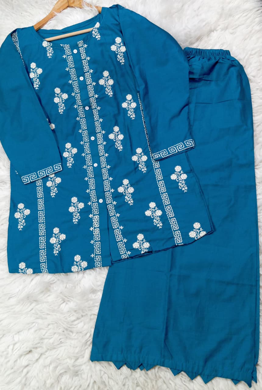 3 PIECE - EMBROIDERED LAWN SUIT