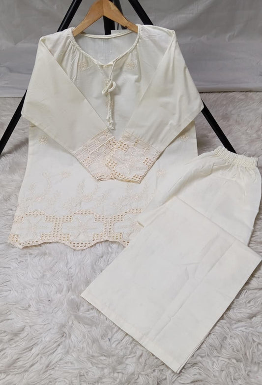 3 PIECE - EMBROIDERED LAWN SUIT