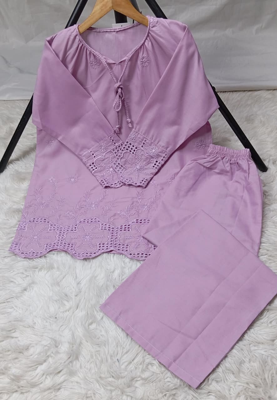 3 PIECE - EMBROIDERED LAWN SUIT