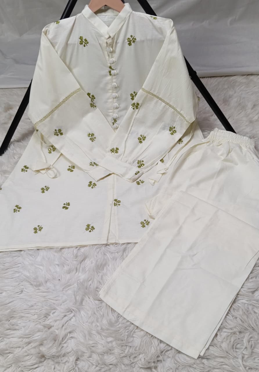 3 PIECE - EMBROIDERED LAWN SUIT
