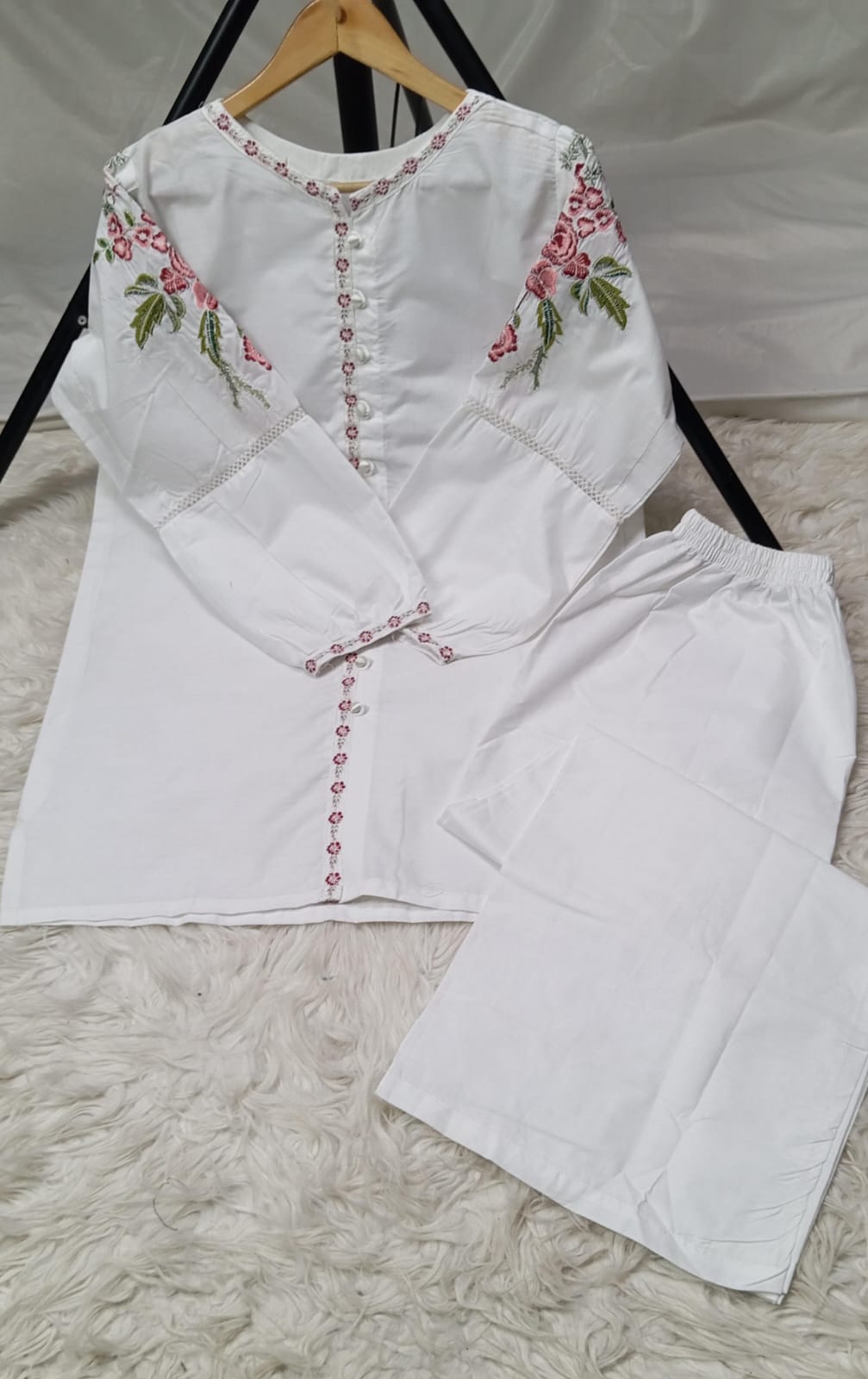 3 PIECE - EMBROIDERED LAWN SUIT