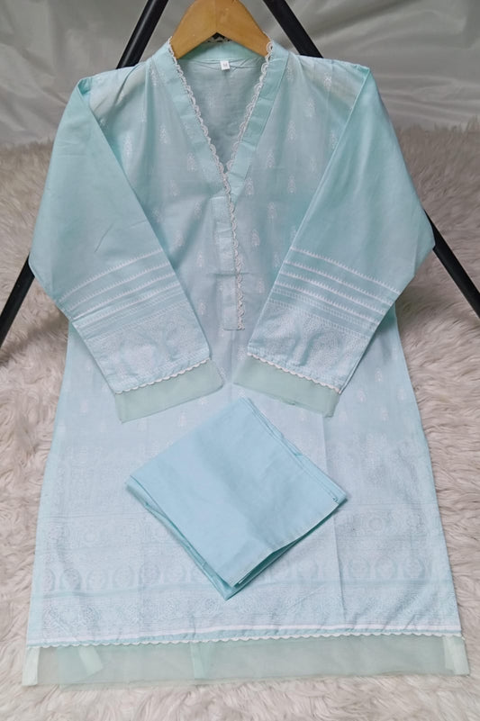 3 PIECE - EMBROIDERED LAWN SUIT