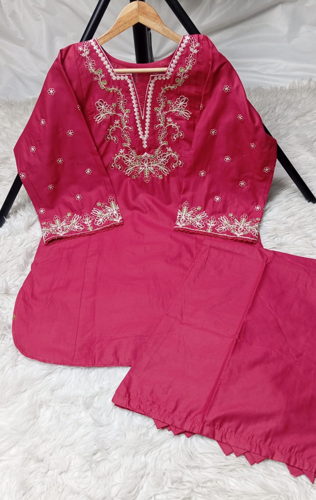 3 PIECE - EMBROIDERED LAWN SUIT
