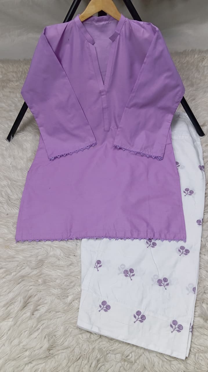 3 PIECE - EMBROIDERED LAWN SUIT