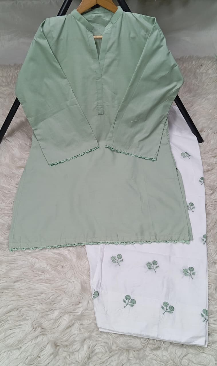 3 PIECE - EMBROIDERED LAWN SUIT