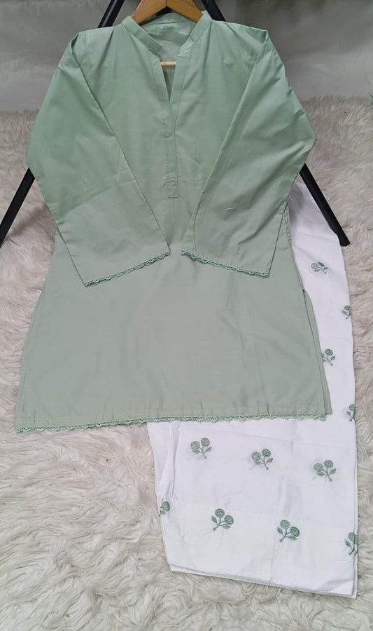 3 PIECE - EMBROIDERED LAWN SUIT