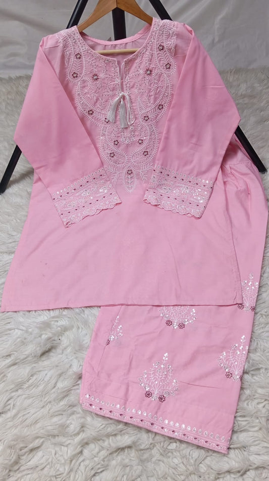 2 PIECE - EMBROIDERED LAWN SUIT