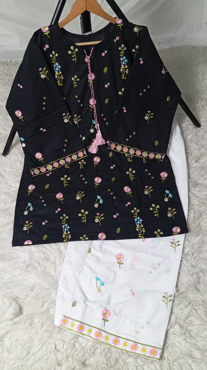 2 PIECE - EMBROIDERED LAWN SUIT