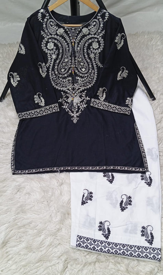 3 PIECE - EMBROIDERED LAWN SUIT
