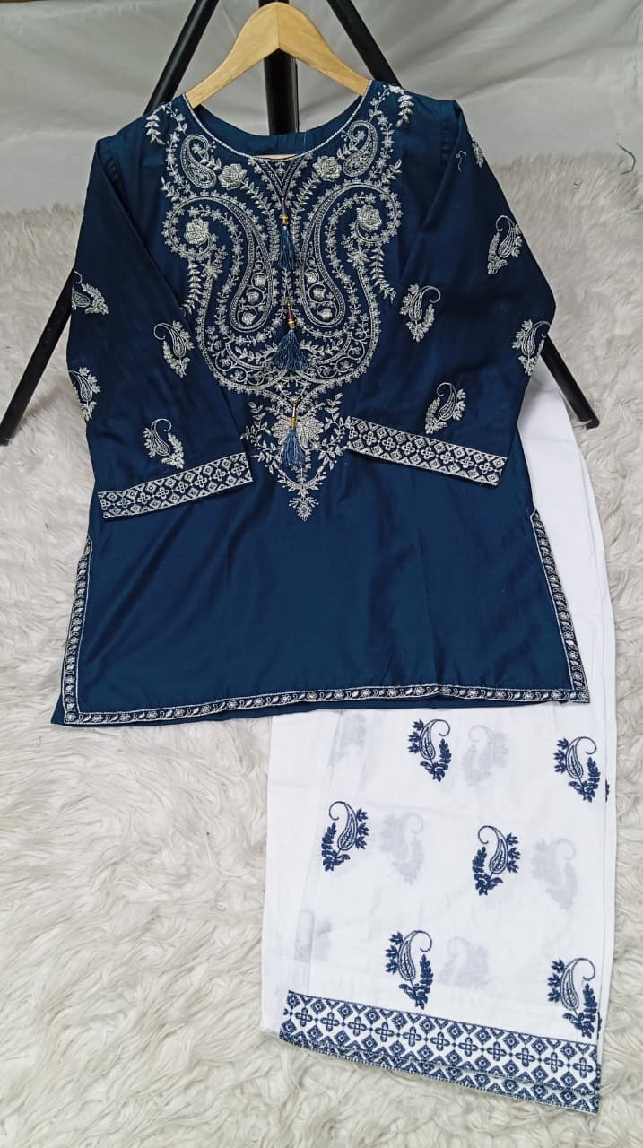 3 PIECE - EMBROIDERED LAWN SUIT
