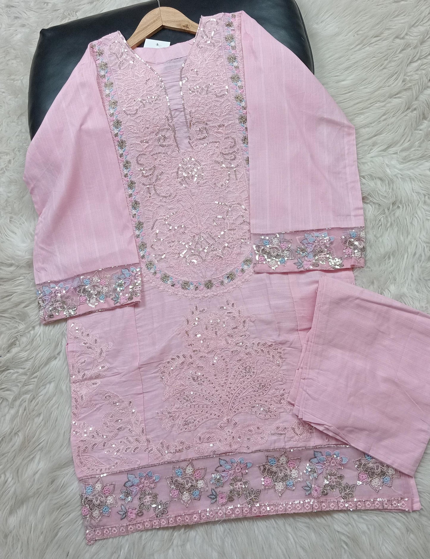 3 PIECE - EMBROIDERED LAWN SUIT