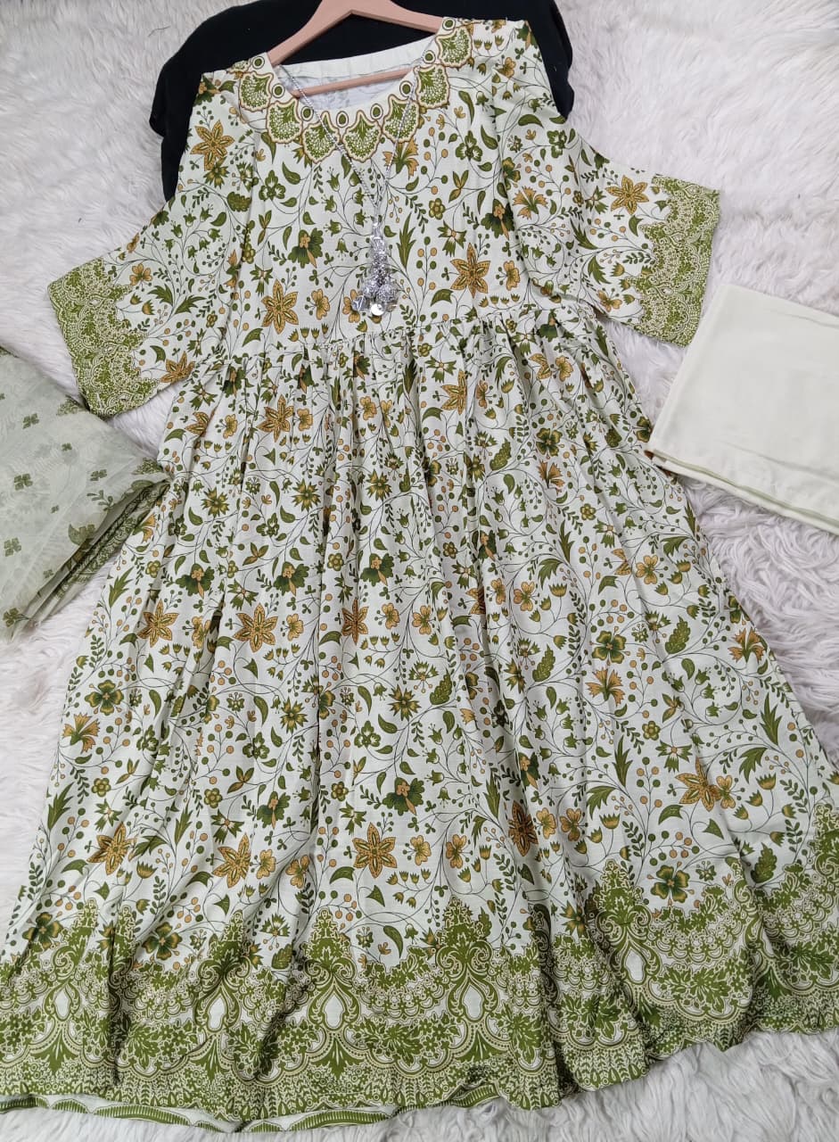 3 PIECE - EMBROIDERED LAWN SUIT