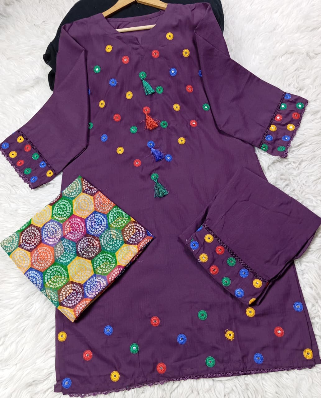 3 PIECE - EMBROIDERED LAWN SUIT